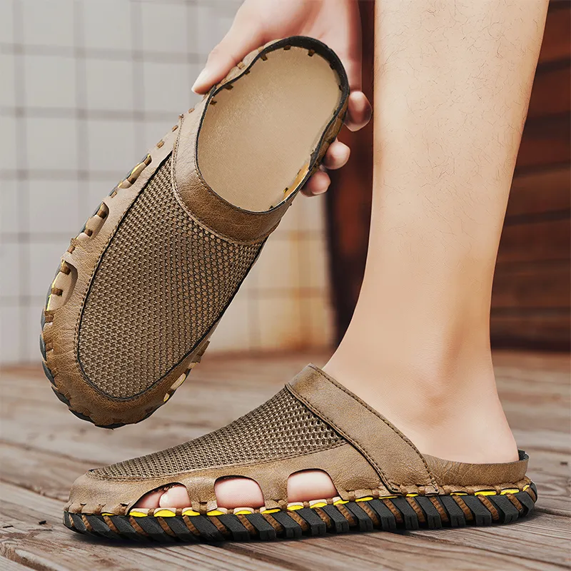 Bull charm Closed Toe Slippers Men-9