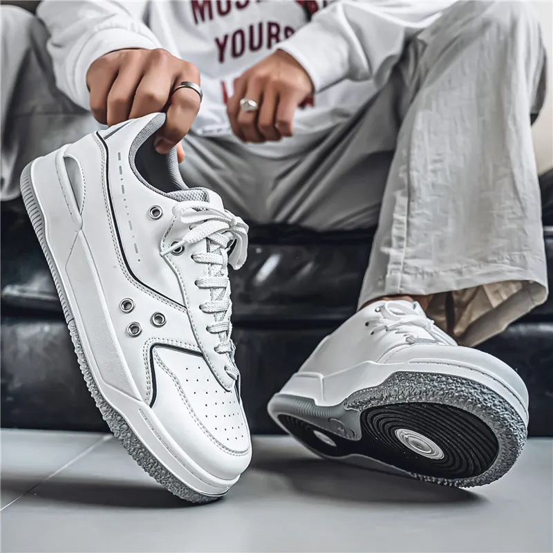 Bull Charm Durable Breathable Low Top Skateboard Shoes Men's-2