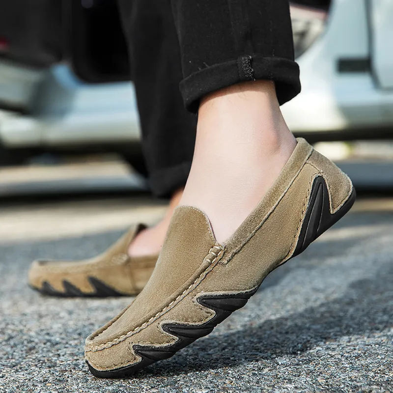 Bull charm Men's Casual Shoes Men Low Top Black/Khaki/Gray/Brown-10