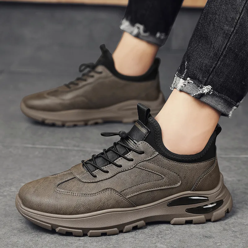 Bull Charm Abrasion Resistant Slip Resistant Low Top Casual Shoes Men's-11