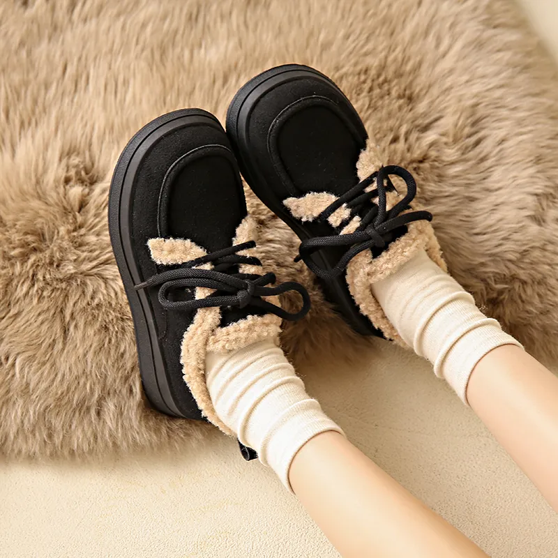 Bull Charm Snow Boots 4cm Women's-6