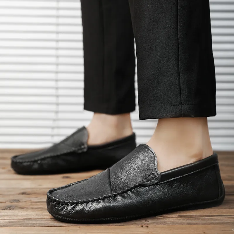 Bull charm Loafers Men Khaki/Brown/Black-15