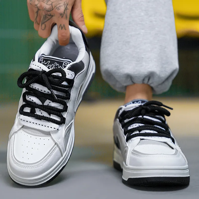 Bull Charm Cushioned Slip Resistant Low Top Casual Shoes Men's-8
