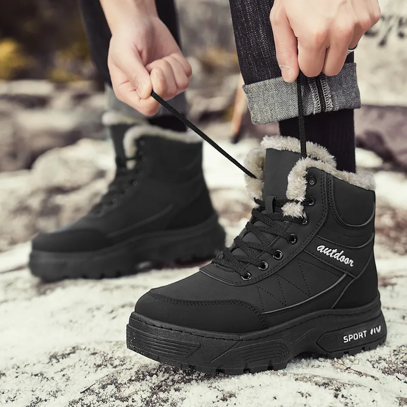 Bull charm Snow Boots Men-2