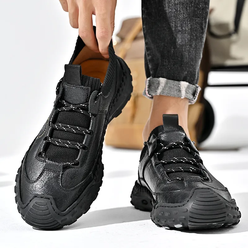 Bull Charm Anti-Slip Wear-Resistant Low-Top Casual Shoes Men's-2