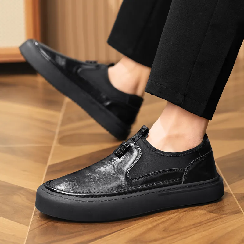 Bull Charm Casual Shoes Men's Black-3
