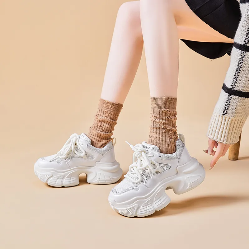 Bull Charm Chunky Sneakers Women's-7