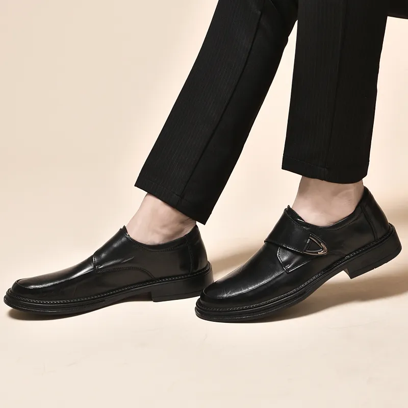 Bull charm Men's Casual Shoes Men Low Top Black/Brown-1