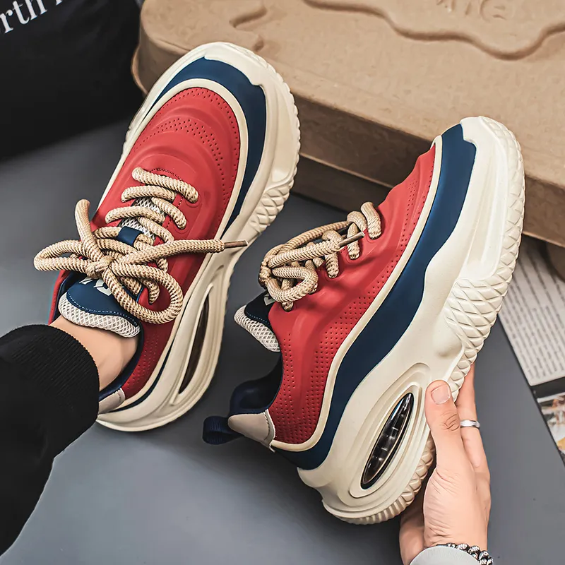 Bull Charm Abrasion-Resistant Low-Top Casual Shoes Men's-4