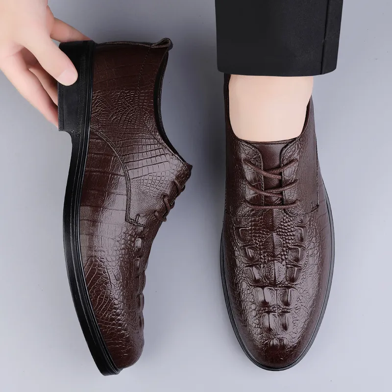 Bull charm Men's Casual Shoes Men Low Top Black/Brown-9
