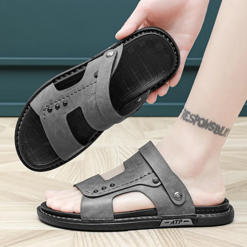 Bull charm Beach Sandals Men-10