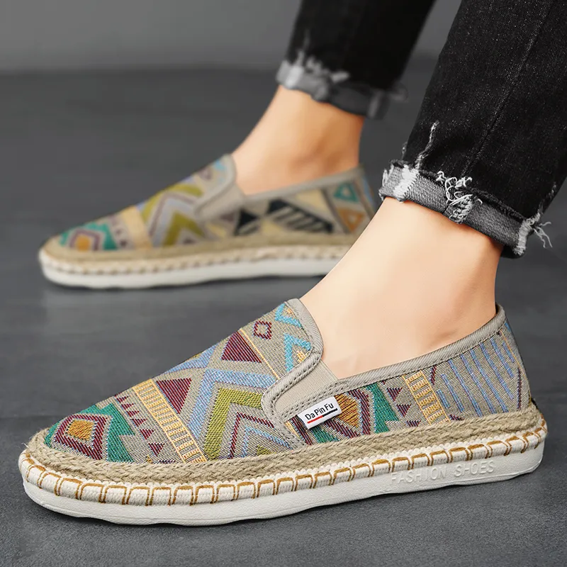 Bull charm Espadrilles Men Brown/Yellow-1