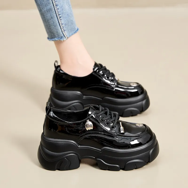 Bull Charm Loafers Women's Black-1