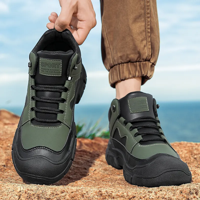 Bull Charm Abrasion Resistant Slip Resistant Short Outdoor Boots Men's-13