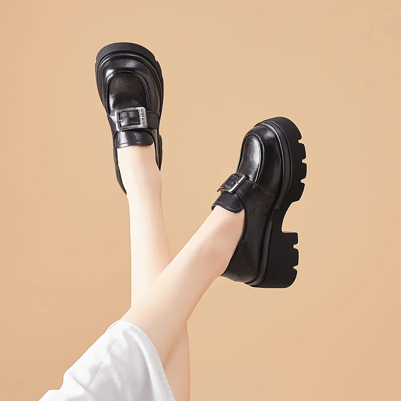 Bull Charm Chunky Heel High Heels Women's-2