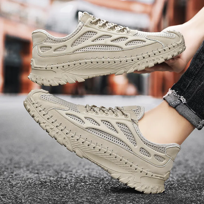Bull Charm Anti-Slip And Wear-Resistant Breathable Low-Top Casual Shoes Men's-4