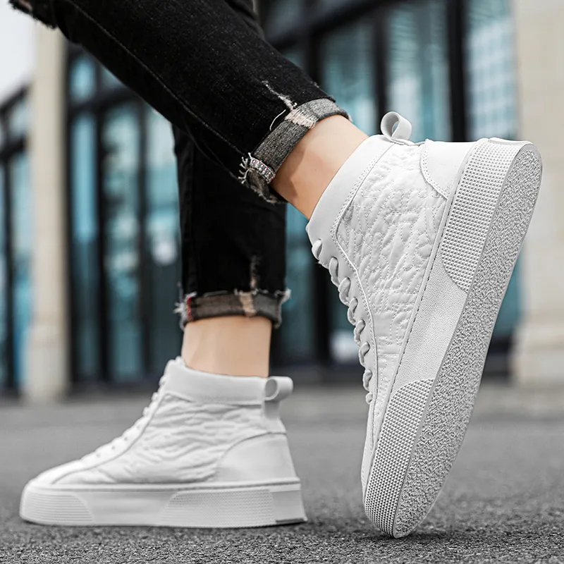 Bull Charm High-Top Casual Shoes Men's-8