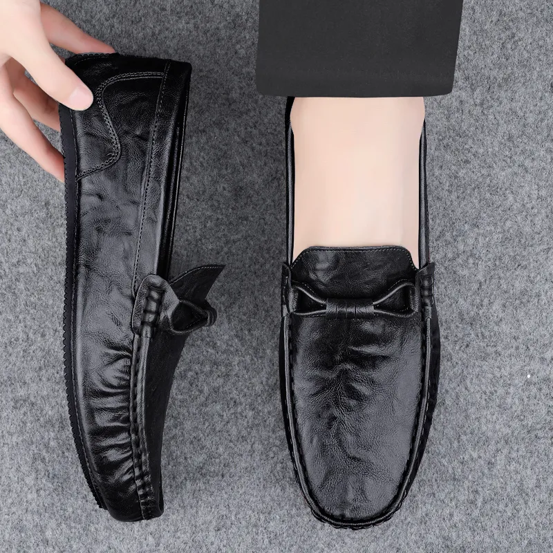 Bull charm Gommino Loafers Men-3