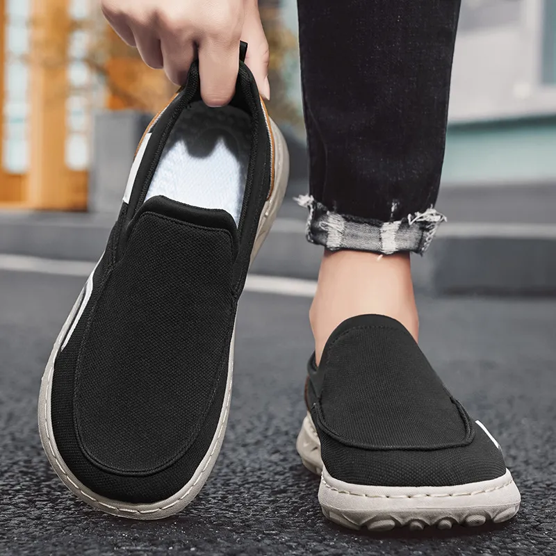 Bull charm Gommino Loafers Men Denim Gray/Denim Blue/Black-14