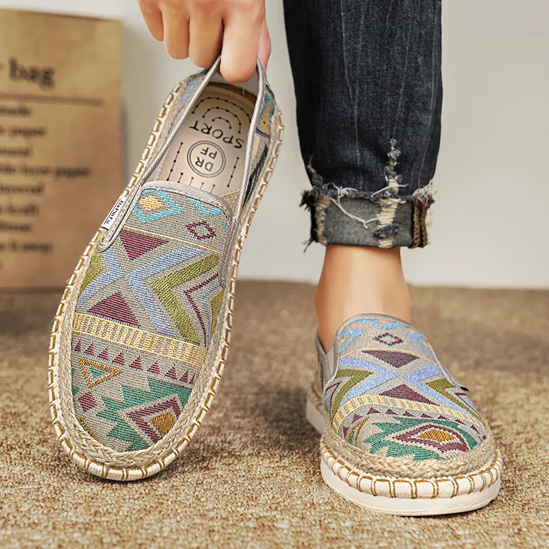 Bull charm Espadrilles Men Brown/Yellow-3