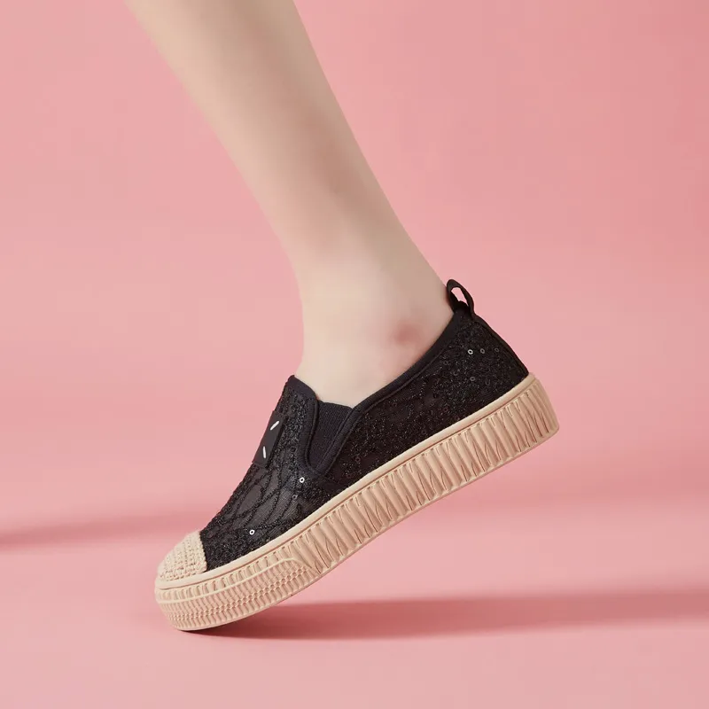 Bull charm Espadrilles Women's Apricot/Black-9