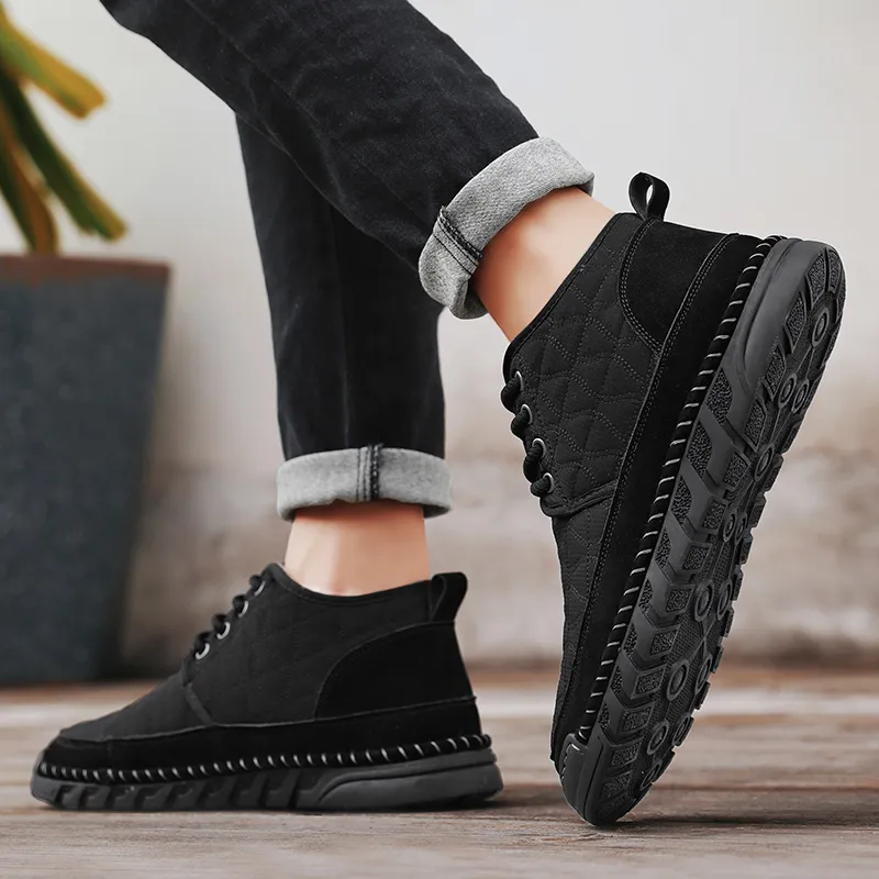 Bull charm Men's Casual Shoes Men Mid Top-2