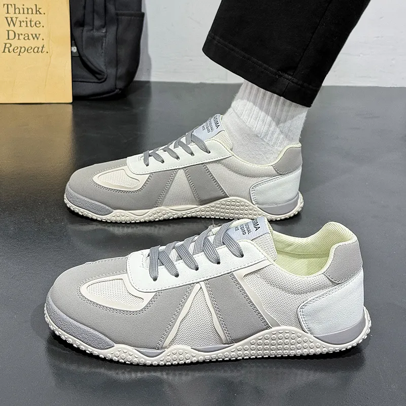 Bull charm Casual Shoes Men Low Top Beige Blue/Beige Gray/Beige Black-7