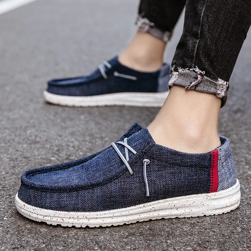 Bull charm Men's Casual Shoes Men Low Top Black/Beige/Dark Blue-14