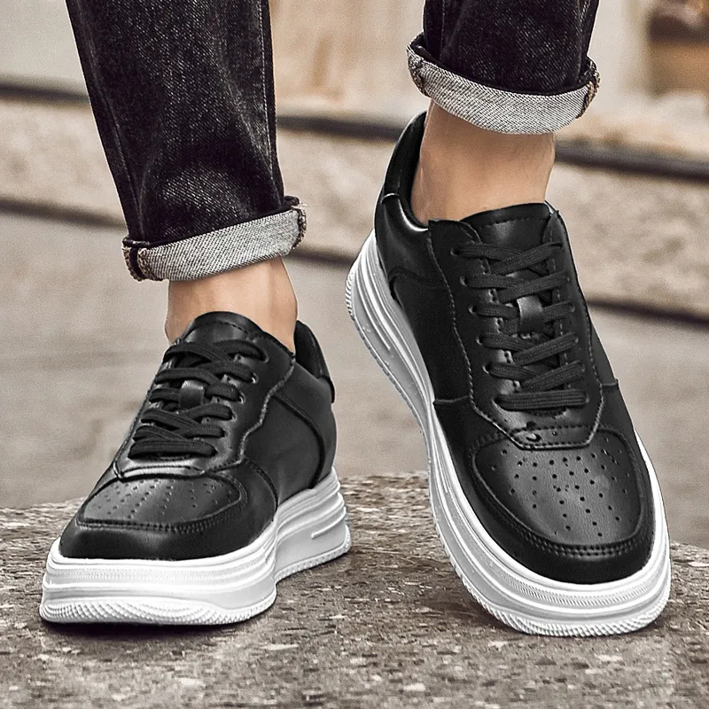 Bull Charm Durable Breathable Low Top Skateboard Shoes Men's-4