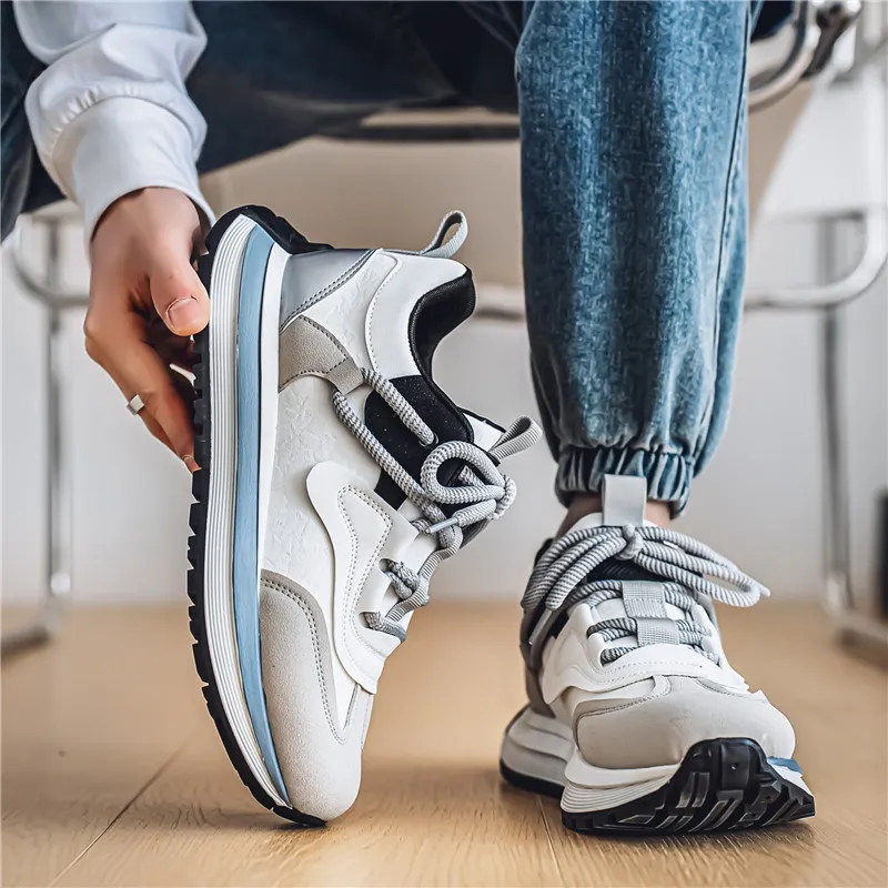 Bull charm Casual Shoes Men Low Top Black/Brown Green/White Gray-15