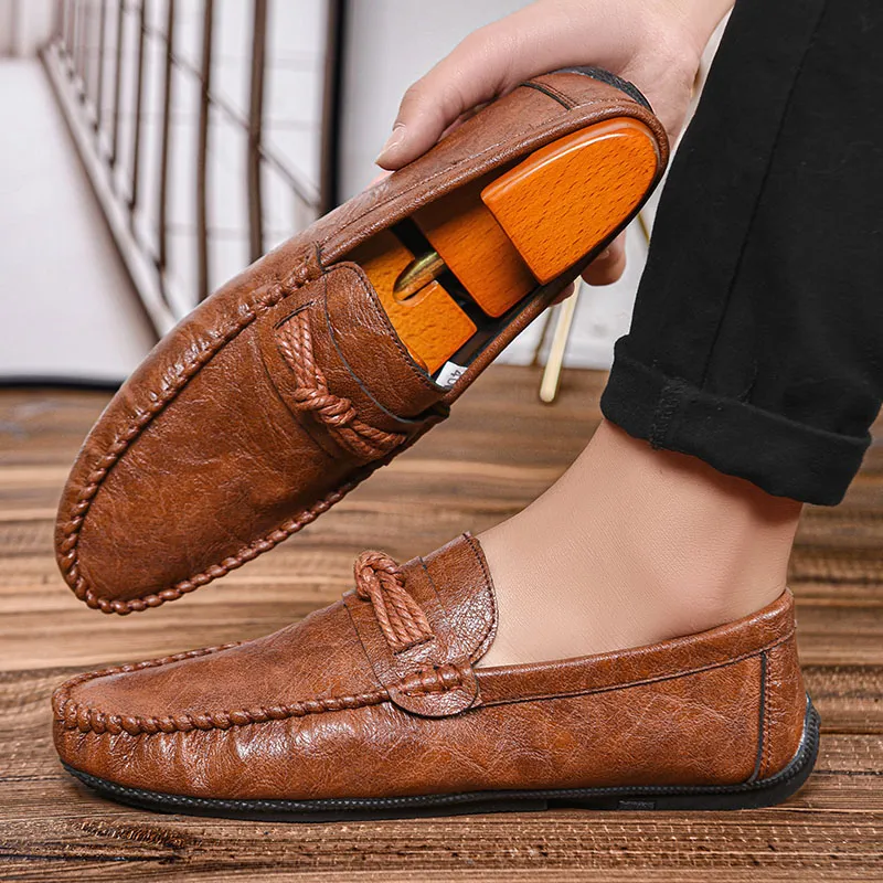 Bull charm Loafers Men-11