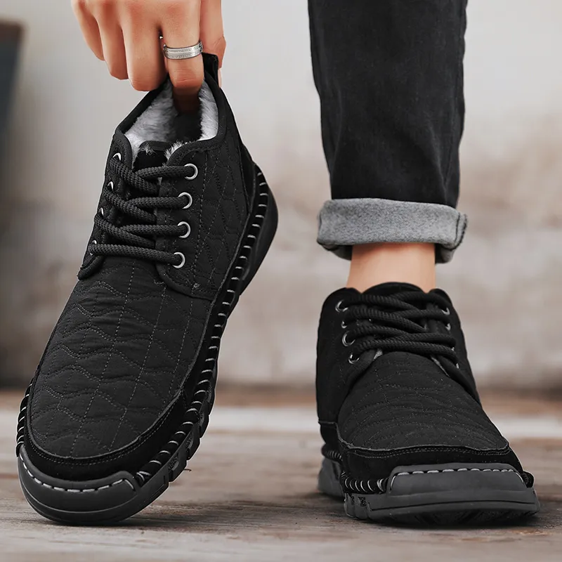 Bull charm Men's Casual Shoes Men Mid Top-5