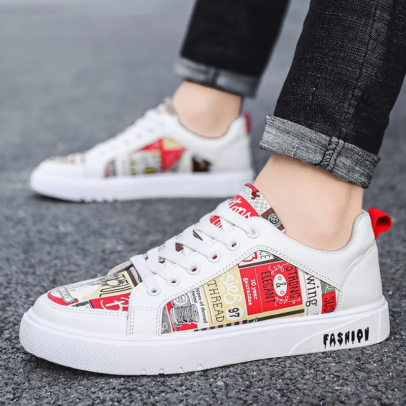 Bull Charm Lightweight And Wear resistant Low Top Skateboard Shoes Men's-8