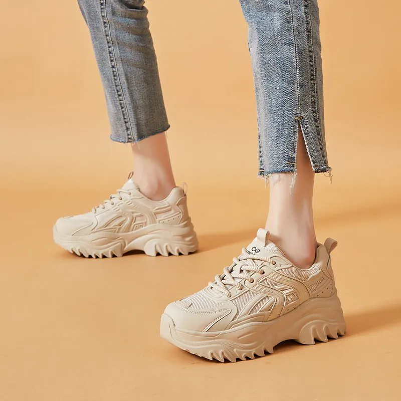 Bull Charm Low-Top Chunky Sneakers Women's-5