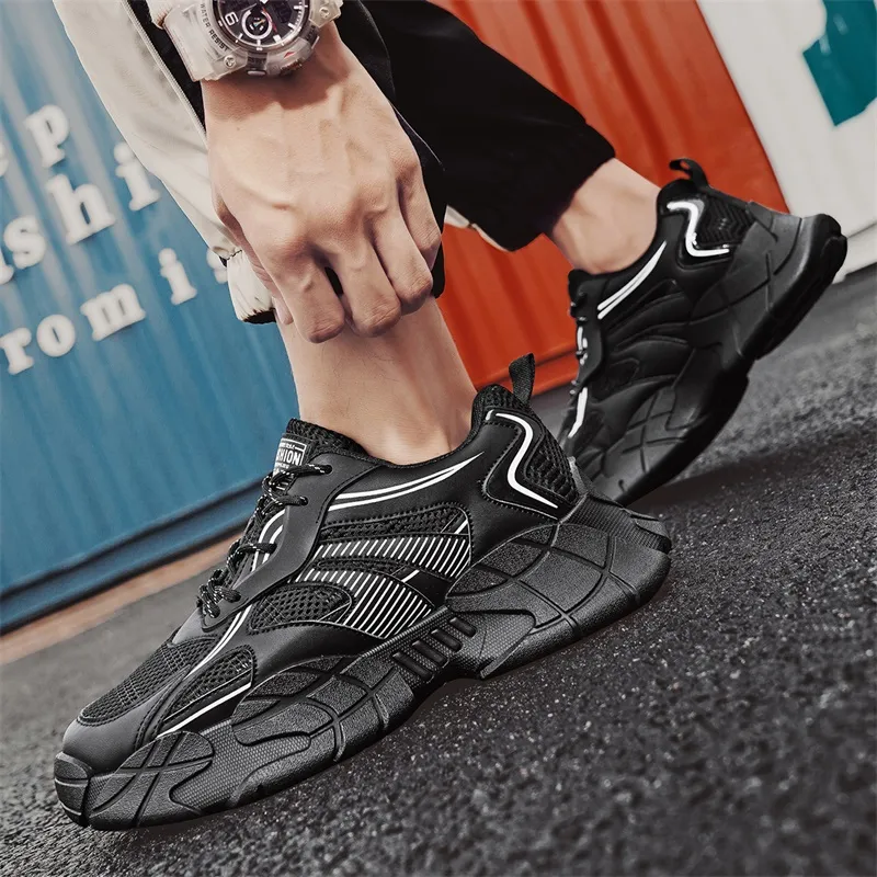 Bull Charm Low-Top Chunky Sneakers Men's-5