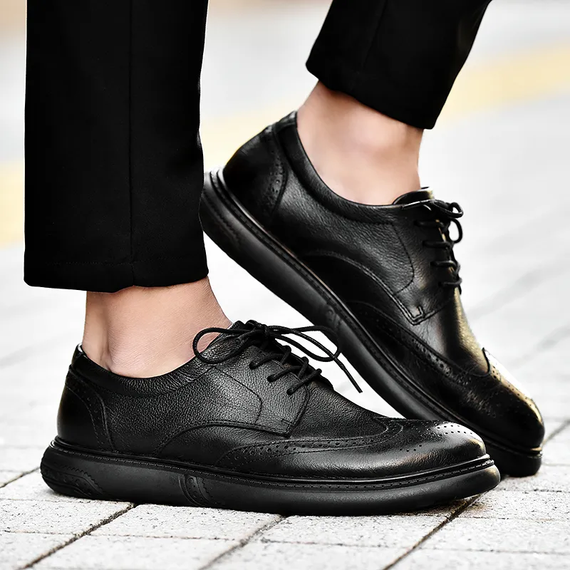 Bull Charm Casual Shoes Men's Black-5
