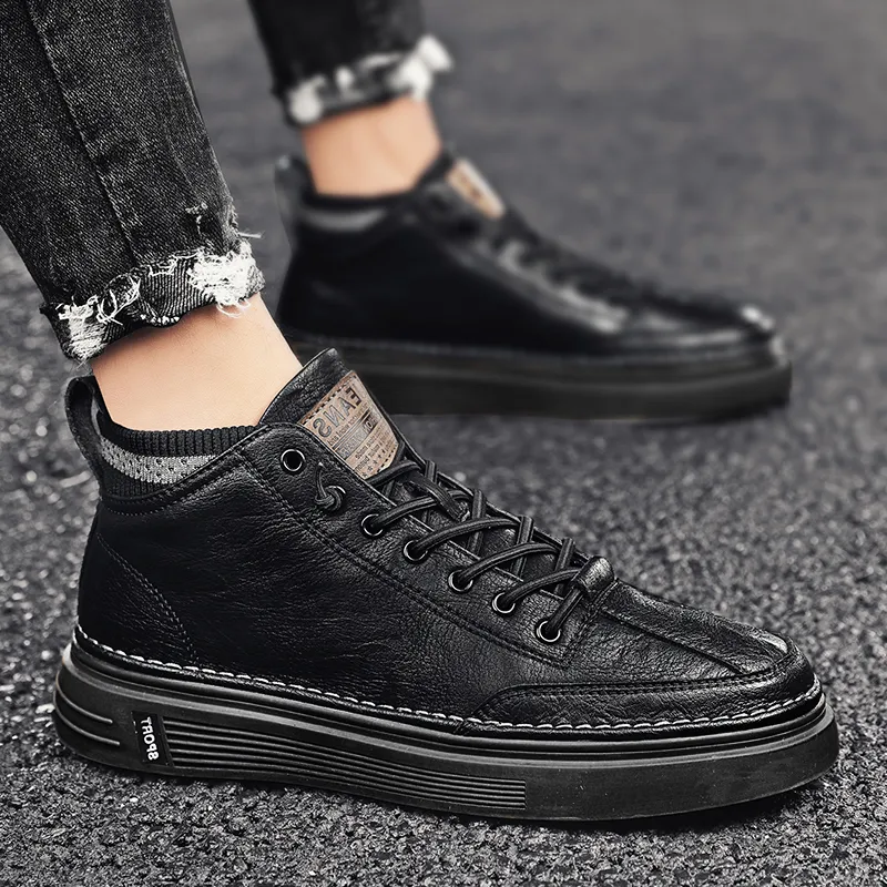 Bull Charm Abrasion Resistant Mid Top Skateboard Shoes Unisex-19