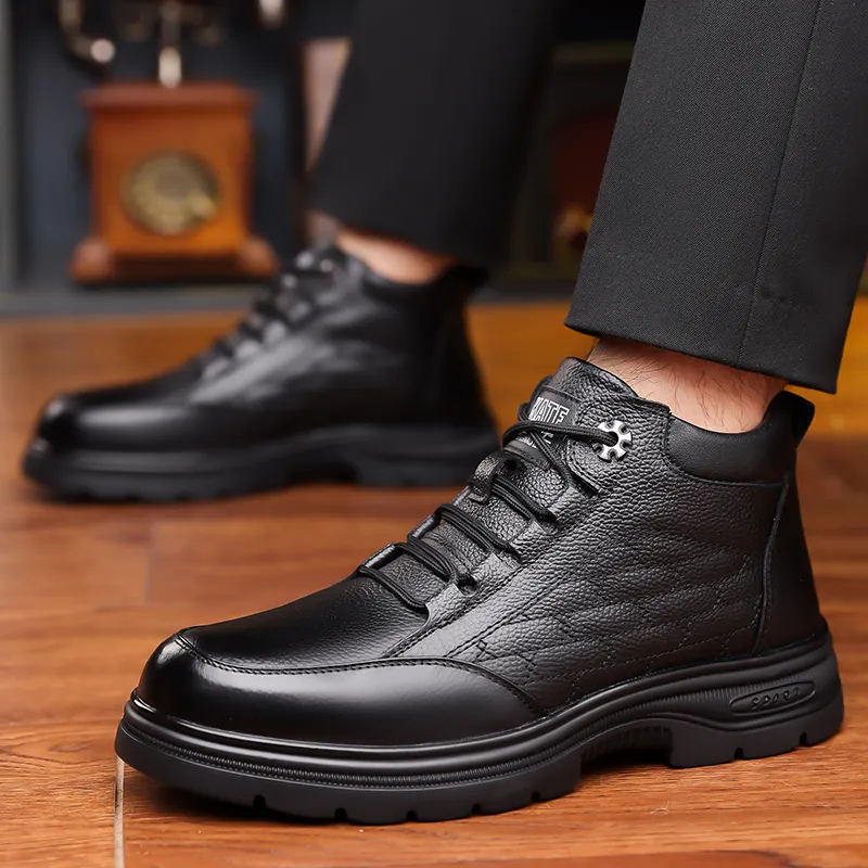 Bull Charm Martin Boot Men's Black-2