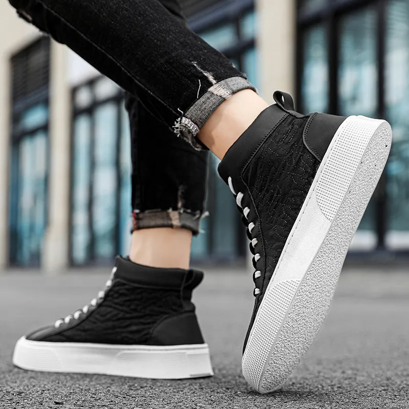 Bull Charm High-Top Casual Shoes Men's-2