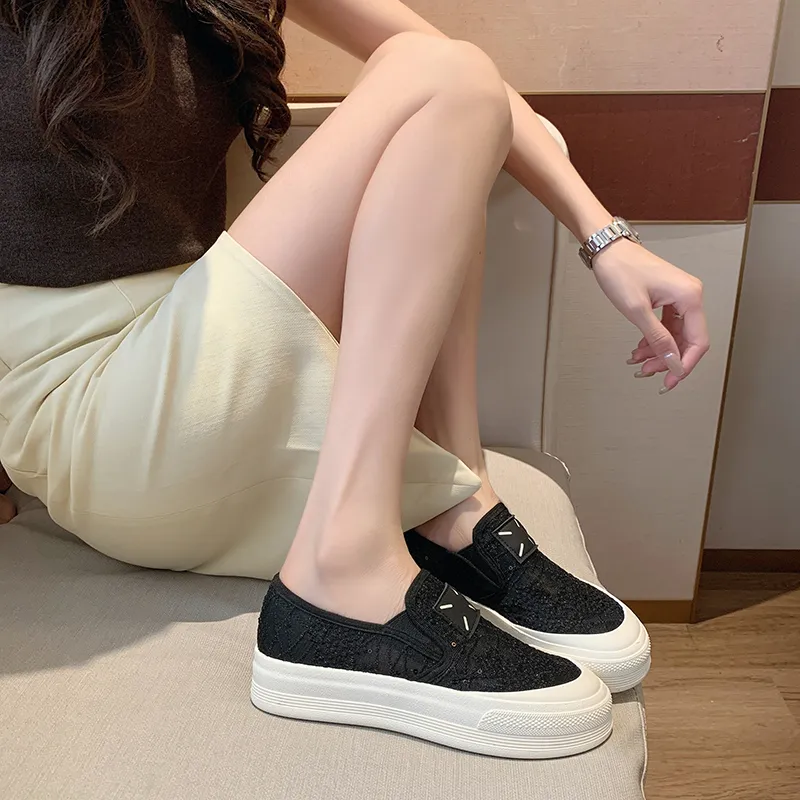 Bull Charm Casual Single Shoes Women's-4