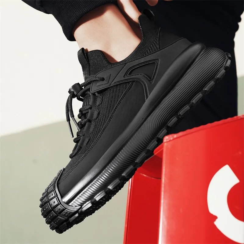 Bull Charm Low Top Casual Shoes Men's Black-4
