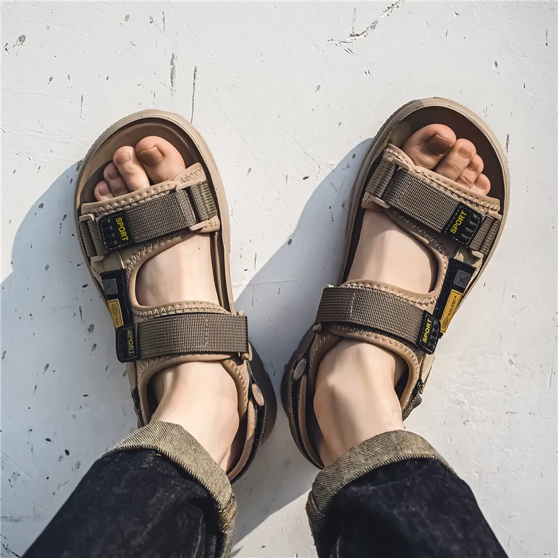 Bull charm Beach Sandals Men-16