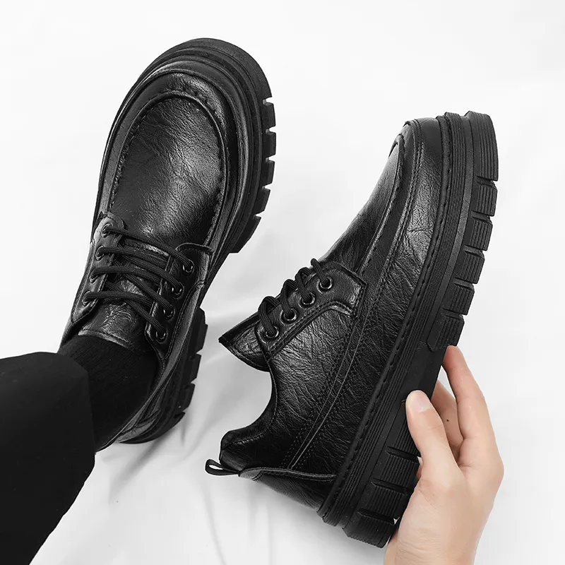 Bull Charm Casual Shoes Men's Black-5