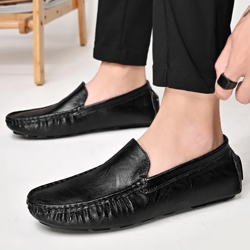 Bull charm Men's Casual Shoes Men Low Top Black/White/Brown-2