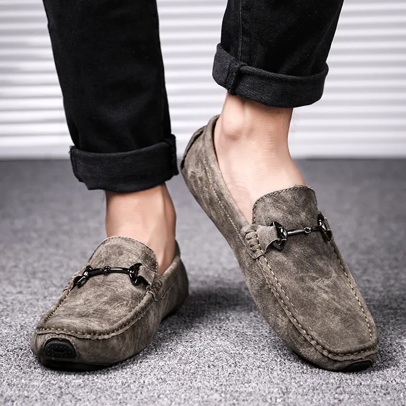 Bull charm Men's Casual Shoes Men Low Top Khaki/Black/Gray-1