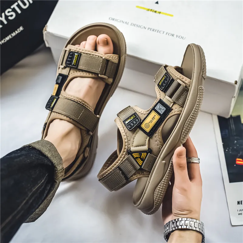 Bull charm Beach Sandals Men-14