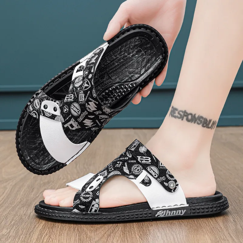 Bull charm Beach Sandals Men-10