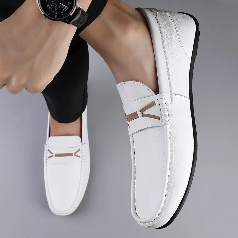 Bull charm Men's Casual Shoes Men Low Top Black/White-8