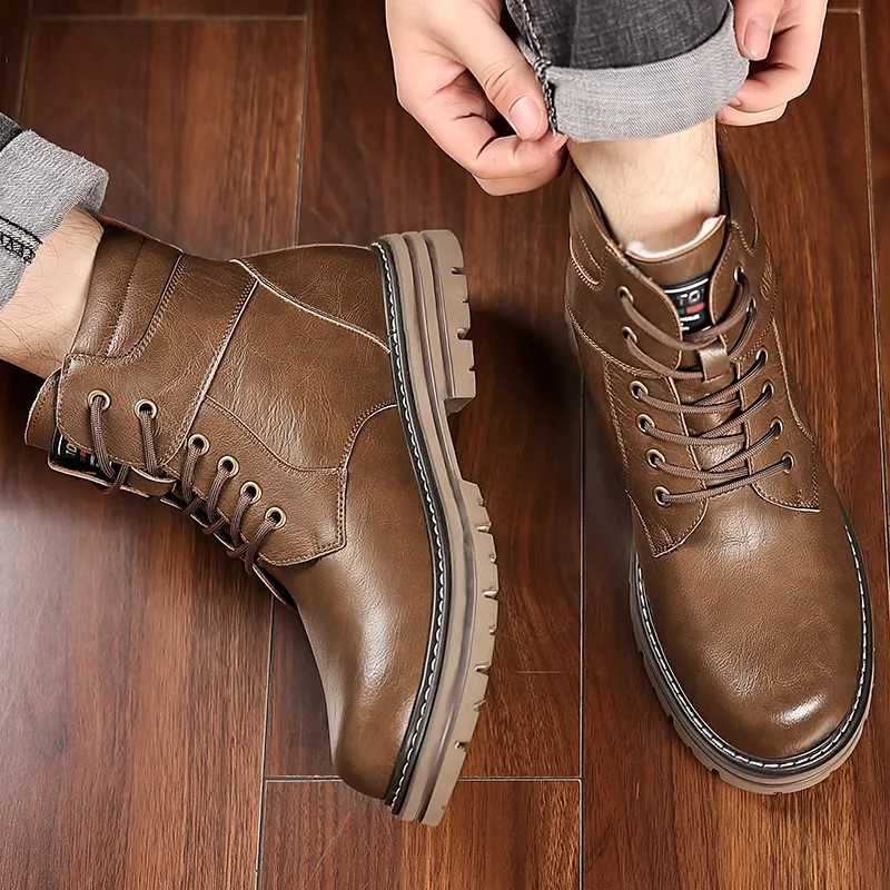 Bull Charm Short Martin Boot Men's-6