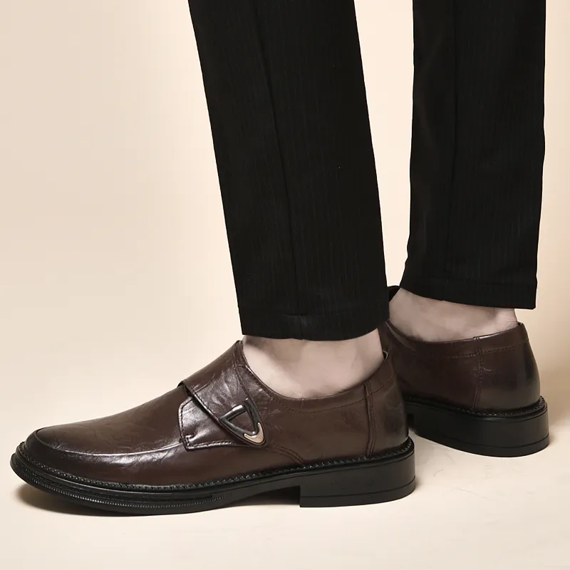 Bull charm Men's Casual Shoes Men Low Top Black/Brown-8